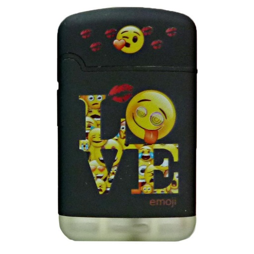 Volcan-Fire Jetflame Easy Torch 8 Rubber Emoji Love nachfüllbar