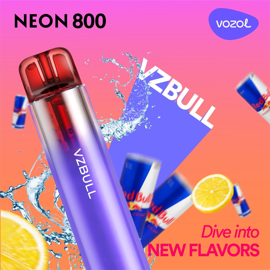 VOZOL - NEON 800 - Einwegvape/E-Zigarette - 20mg, 800 züge