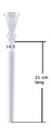 Bam Bam Bhole Komplettchillum Trichter Glas – NS 14,5