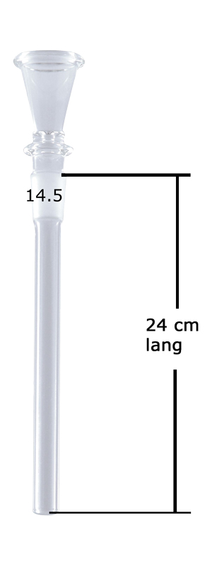 Bam Bam Bhole Komplettchillum Trichter Glas – NS 14,5