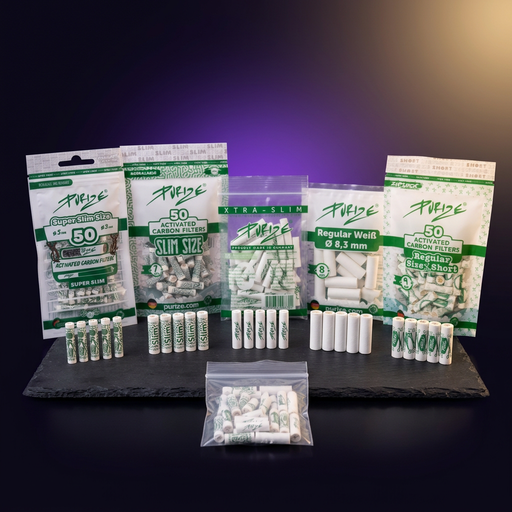 Aktivkohlefilter Probierpack PURIZE – 5 Größen