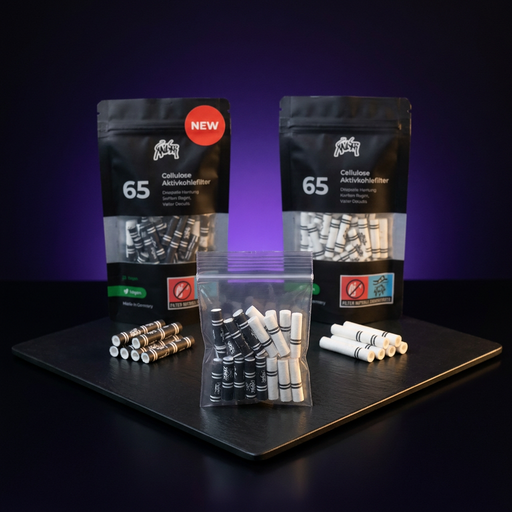 Aktivkohlefilter Probierpack KAILAR Cellulose – 5 Farben 6 mm