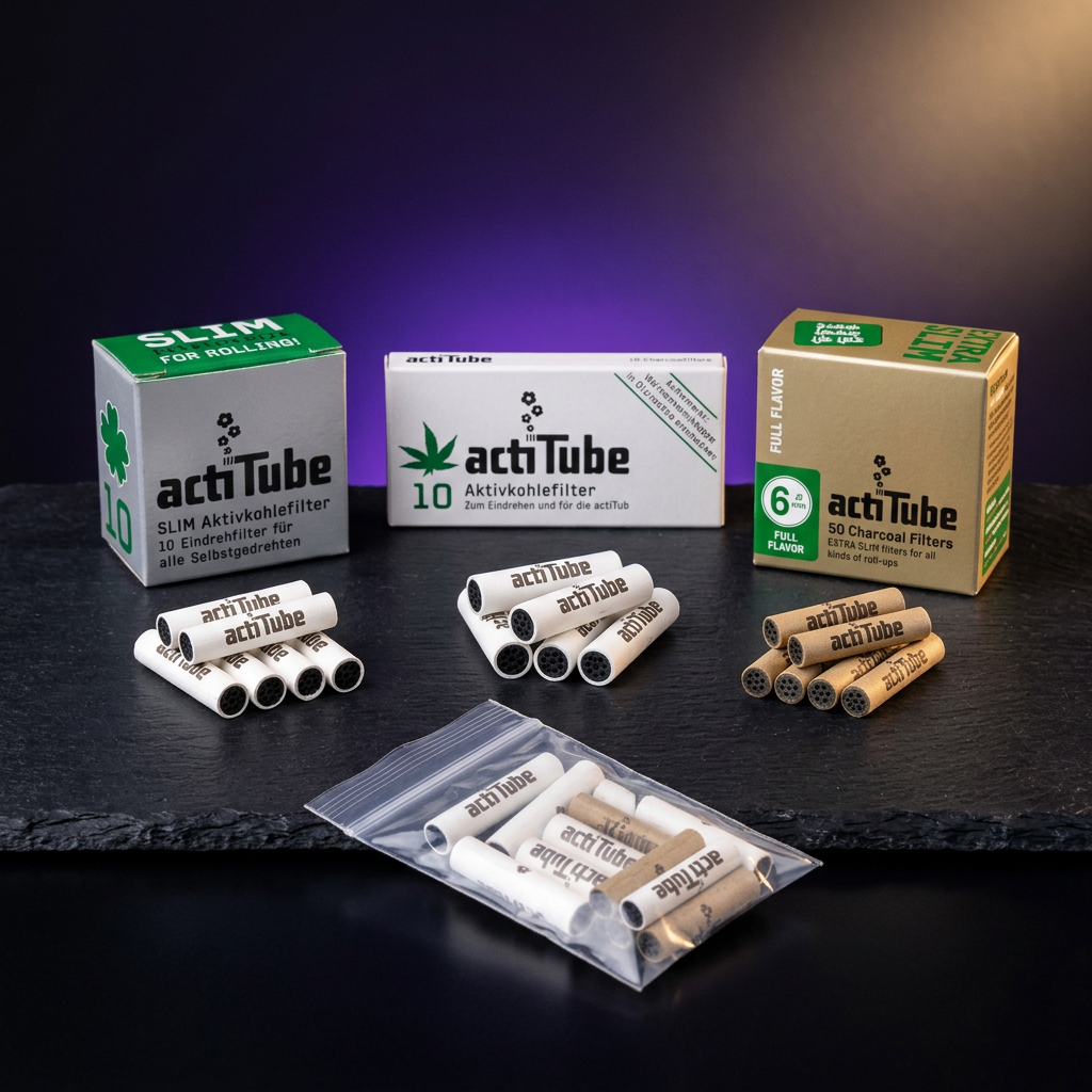Aktivkohlefilter Probierpack actiTube – 3 Größen