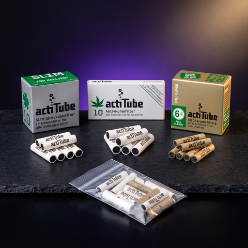 Aktivkohlefilter Probierpack actiTube – 3 Größen