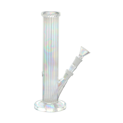 Bam Bam Bhole Glasbong Ripped Cylinder holografisch 30 cm – NS 18,8