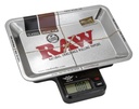 RAW x MyWeigh Digitalwaage Tray Scale mit Rolling Tray – 1000 g / 0,01 g bis 200 g