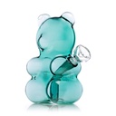 HEMPER Glasbong Gummy Bear 16,8 cm – NS 14,5, Türkis