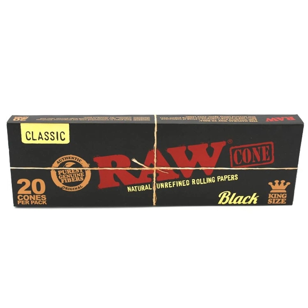 RAW Cones Black King Size – 20 Stück