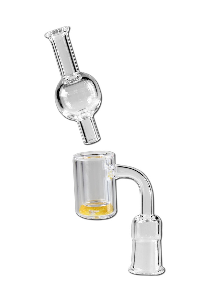 Banger-Set Glas mit Carb Cap female – NS 14,5