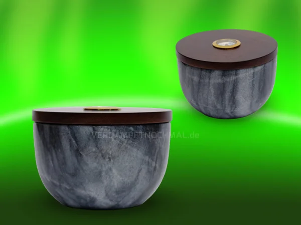Now Inhale Marmo Jar Big mit Hygrometer