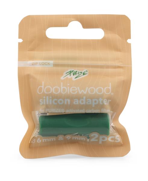 PURIZE doobiewood Silikon-Adapter 6/9 mm – 2 Stück