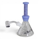 Black Leaf Dab Rig Swirl – NS 14,5, Blau