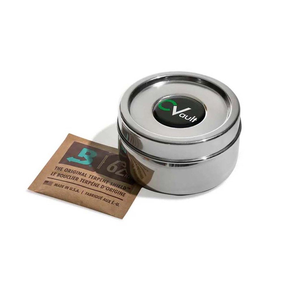 CALI Terpenes Vorratsdose CVault Twist Edelstahl – 14 g