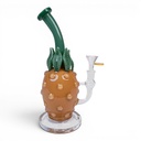 Black Leaf Bubbler Frutti di Qualm Ananas 4-mm-Glas – NS 14,5