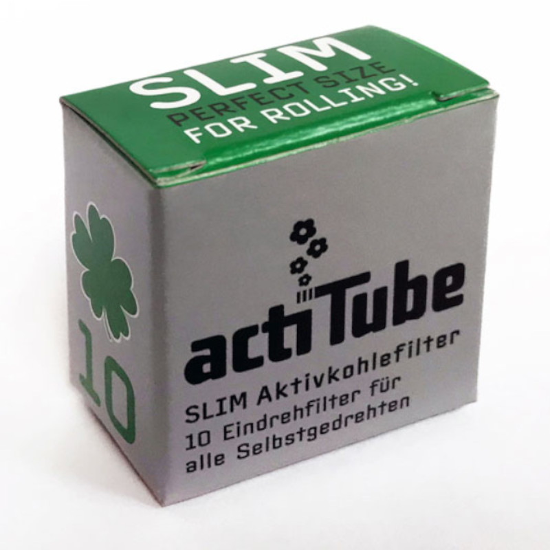 actiTube - SLIM - 10 Aktivkohlefilter