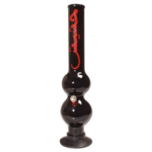 Black Leaf Acrylbong Haschisch – Schwarz/Rot