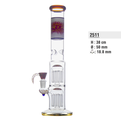 BULLET - Perculatorbong Orange 38cm 50mm NS18,8
