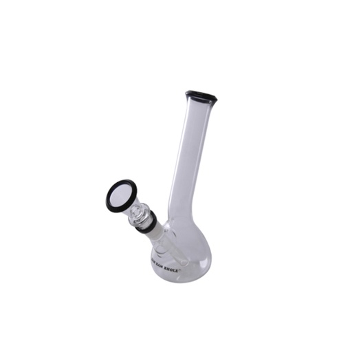 Bam Bam Bhole Glasbong Beaker 16 cm – NS 14,5, Schwarz