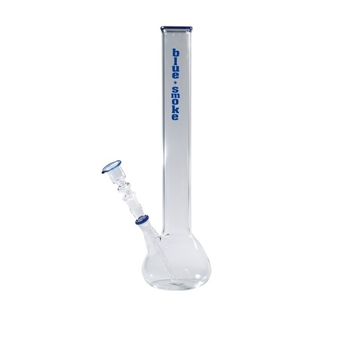 Bam Bam Bhole Glasbong Blue Smoke bauchig 38 cm – NS 14,5