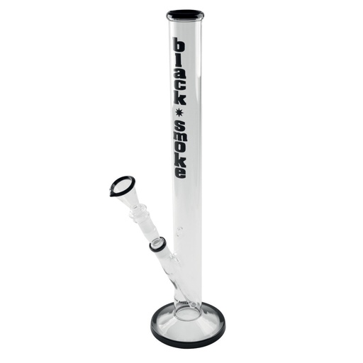 Bam Bam Bhole Glasbong Black Smoke Zylinder 46 cm – NS 18,8