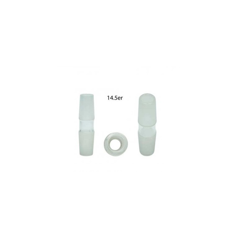 Glas Adapter Doppelkupplung oben & unten 14.5er