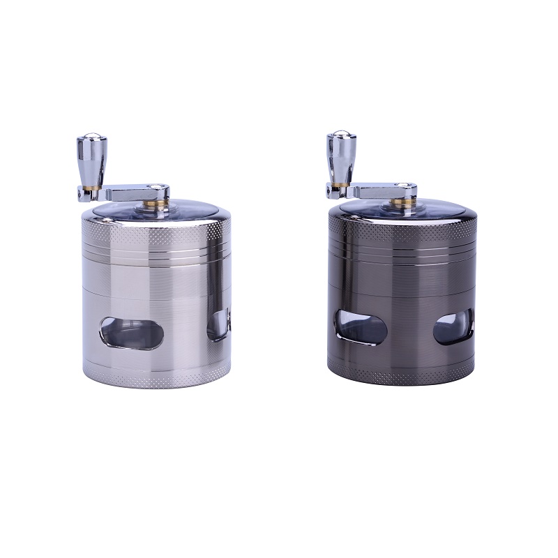 Bam Bam Bhole Kurbelgrinder Windmühle Metall 4-teilig Ø 50 mm