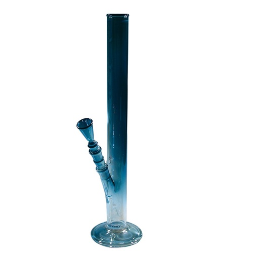 Bam Bam Bhole Glasbong Palladium Zylinder Blau-Verlauf 46 cm – NS 18,8