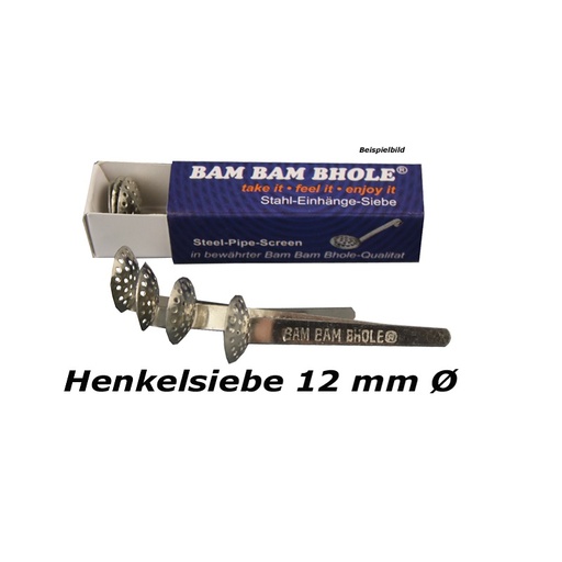 Bam Bam Bhole Hängesieb Edelstahl Ø 12 mm – 4 Stück