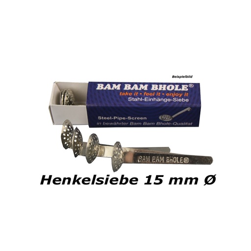 Bam Bam Bhole Hängesieb Edelstahl Ø 15 mm – 4 Stück