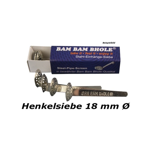 Bam Bam Bhole Hängesieb Edelstahl Ø 18 mm – 4 Stück
