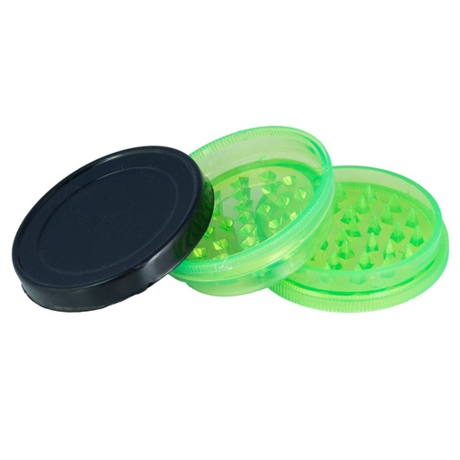 Bullet Grinder Acryl 3-teilig Ø 50 mm – Grün/Schwarz