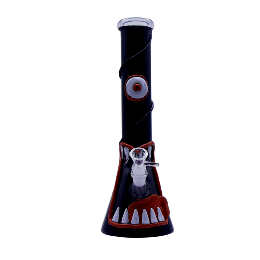 Bullet Glasbong Beaker Zähne 3D-Monster 36 cm – NS 18,8