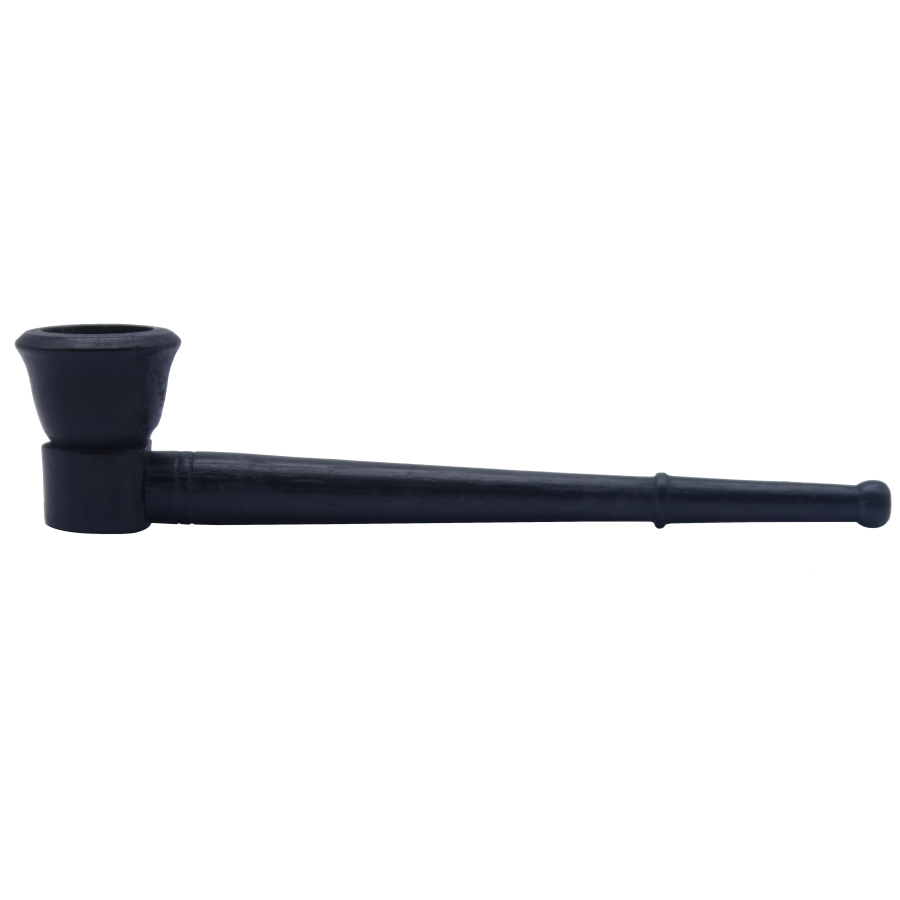 Ebenholzpfeife glatt 14,5cm