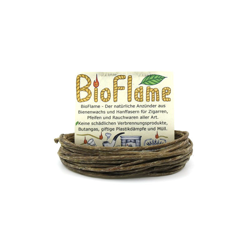 BioFlame - Hanf-Bienenwachs Zündschnur - 4,20 Meter