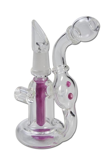 Blaze Glass Ölpfeife Recycler Diffusor – NS 14,5, Lila