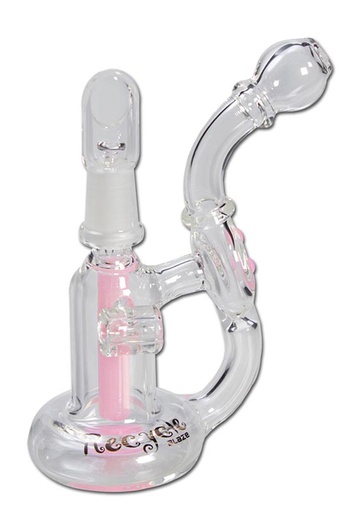 Blaze Glass Ölpfeife Recycler Diffusor – NS 14,5, Rosa
