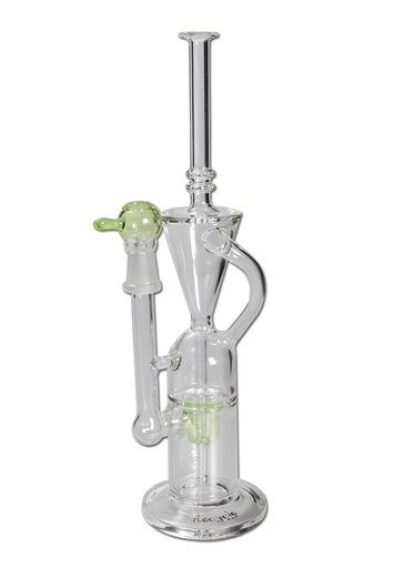 Blaze Glass Ölpfeife Recycler Kuppelperkolator – NS 14,5, Grün