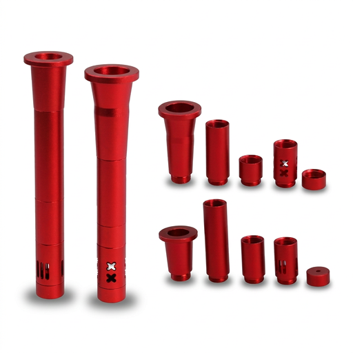 Black Leaf Adapter Aluminium – 2 Stück, Rot