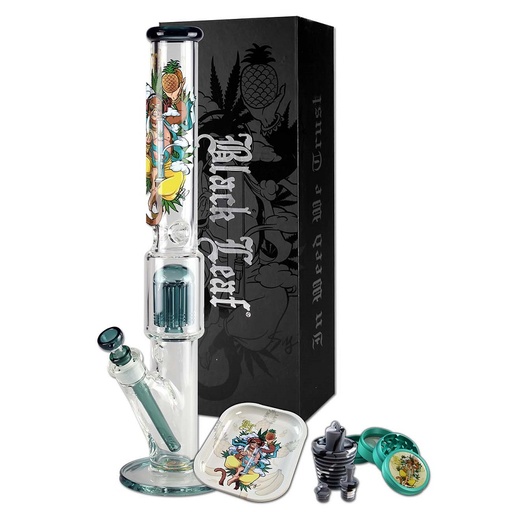 Black Leaf Eisbong Hanuman im Koffer 10-Arm-Baumperkolator 50 cm – NS 18,8/14,5