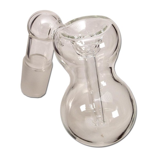 Black Leaf Aschefänger Glas mit Kopf – NS 18,8