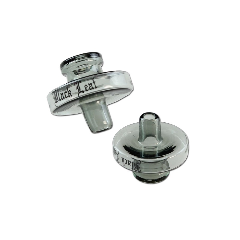 Black Leaf Carb Cap Glas – Grau