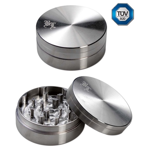 Black Leaf Grinder Edelstahl 2-teilig Ø 39 mm