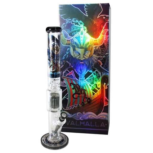 Black Leaf Perkolatorbong Valhalla im Koffer 10-Arm-Perkolator 7-mm-Glas