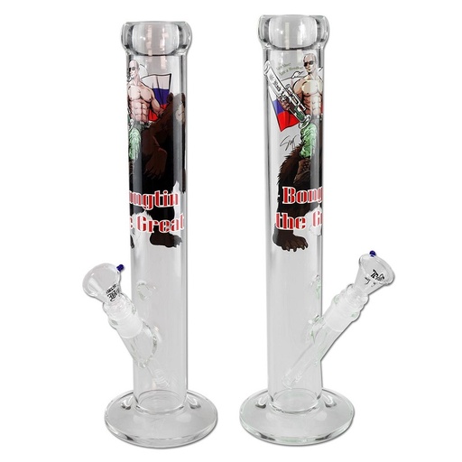 Black Leaf Glasbong Bongtin the Great Zylinder 40 cm – NS 18,8
