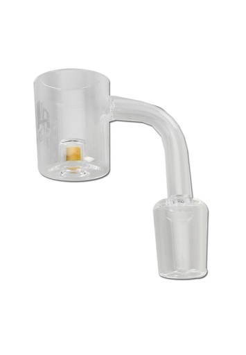 Black Leaf Banger Quarz mit Farbreaktor – NS 18,8