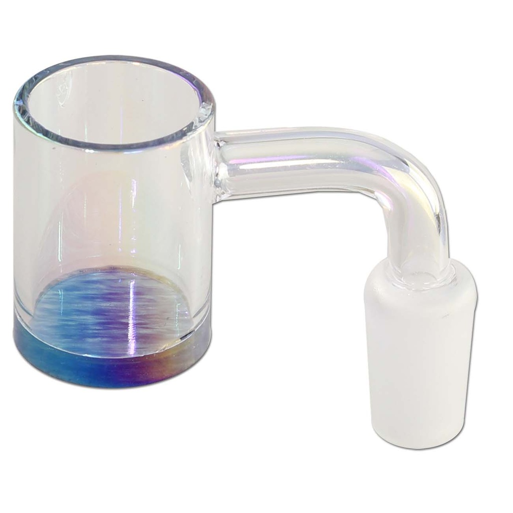 Black Leaf Banger Quarz Regenbogeneffekt – NS 14,5