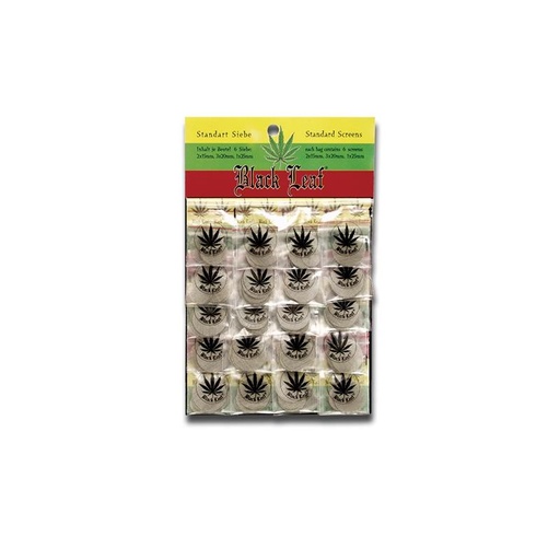 Black Leaf Siebset Stahl Ø 15/20/25 mm – 6 Stück