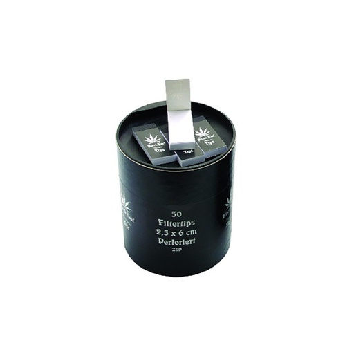 Black Leaf - Premium Filter | perforiert | 25x60mm | 40 Stück