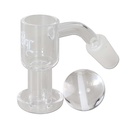 Black Leaf Banger Terp Slurper Quarz mit Kugel