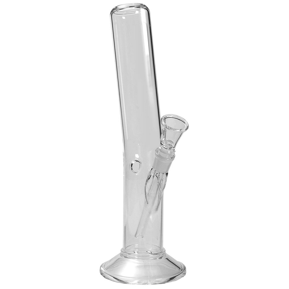 Breitseite - Glasbong gebogen ohne Logo - H400mm - NS18.8